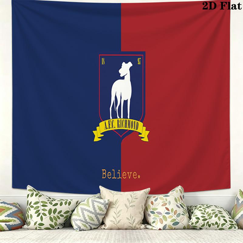 A.F.C. Richmond Wall Tapestry Aesthetic Wall Hanging Printed Fabric Blanket Decorative Tapestries for Bedroom Living Room Home Decor
