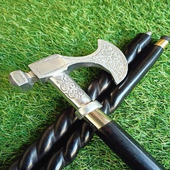 Walking Victorian Cane Viking Designer 93.98cm
