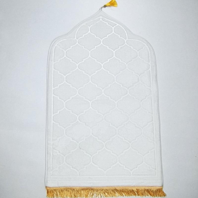 Irregular Embossed Flannel Prayer Mat - Thickened Short Pile Sponge Carpet