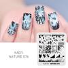 kads Chinese Stamping Nail Stamp Plate Tree Peony Butterfly Design Nail Art Printing Gel Polish 7*8cm Image Templates Plate
