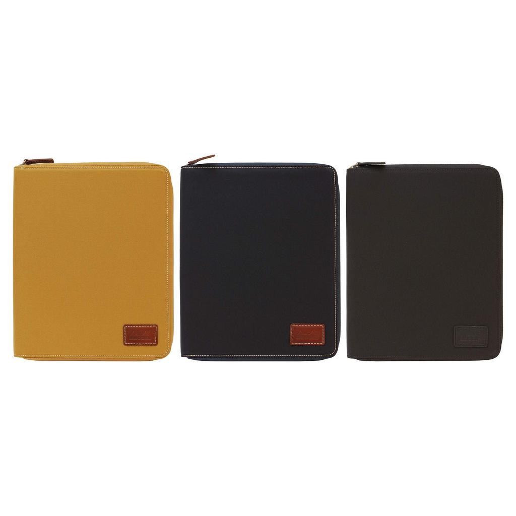 Rhodia Круглый чехол на молнии Темно-синий Белая сетка cf16ronv (Rhodia №16 Обложка/5мм В комплекте)