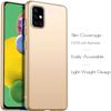Coque de Protection pour Samsung Galaxy A51 - PROSHOP - Silicone Liquide - Doré