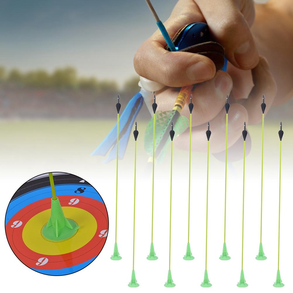 (10 шт./набор)Резиновая присоска Наконечник стрелы Детская игрушка Практика Стрельба из лука Наконечник стрелы Развлечение на открытом воздухе