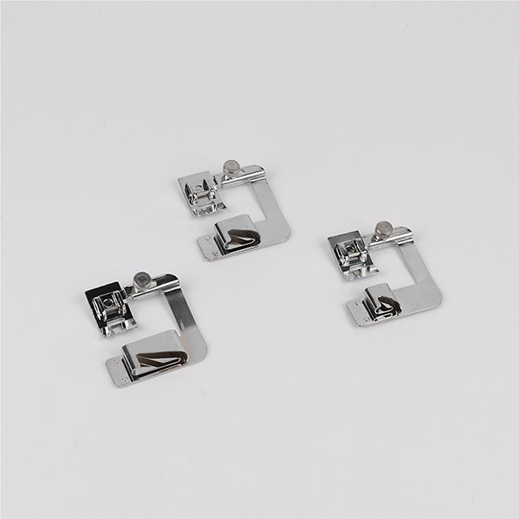 Набор из 3 шт. лапок для подгибки низа, нескользящие, многофункциональные, ручной работы, антипригарные швейные принадлежности, аксессуары для вязания