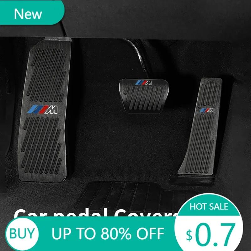 KWYP9 Hot Foot Rest Fuel Brake Gas Pedal Pads Covers Car Accessories For BMW 3 5 series M3 M4 E90 F10 F30 F15 F25 F20 F32 F48 X5