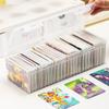 1 шт. прозрачный пластиковый ящик-органайзер с отделениями вмещает 550+ игровых карт, коробка для хранения с регулируемым разделителем для карт