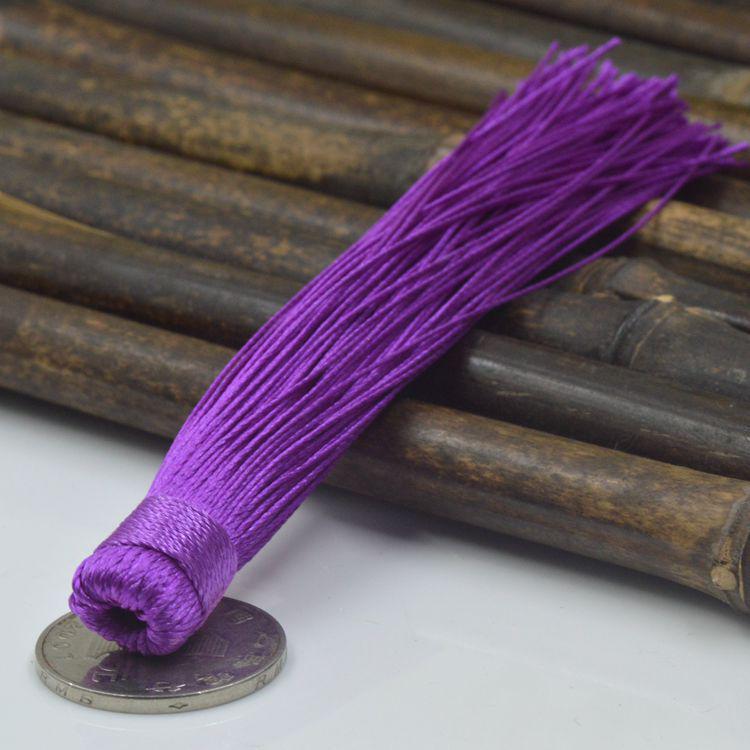 12cm High-Grade Vertical Tassel Car Hanging Sachet with Chinese Knot