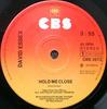 7-дюймовая пластинка DAVID ESSEX Hold Me Close CBS3572 CBS 1975 Европа Рок Б/у