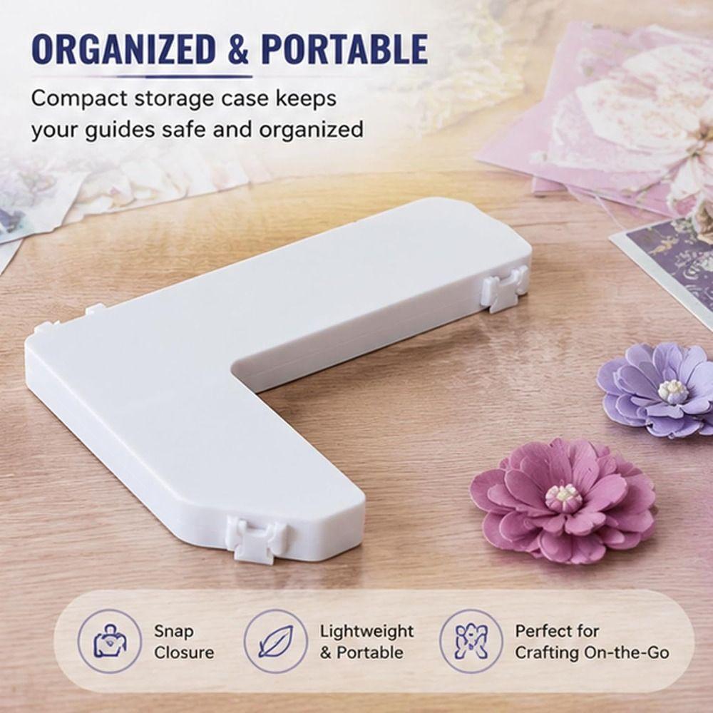 7PCS Color Coded Paper Crafting Alignment Guides Card Alignment Tools  Craft Supplies