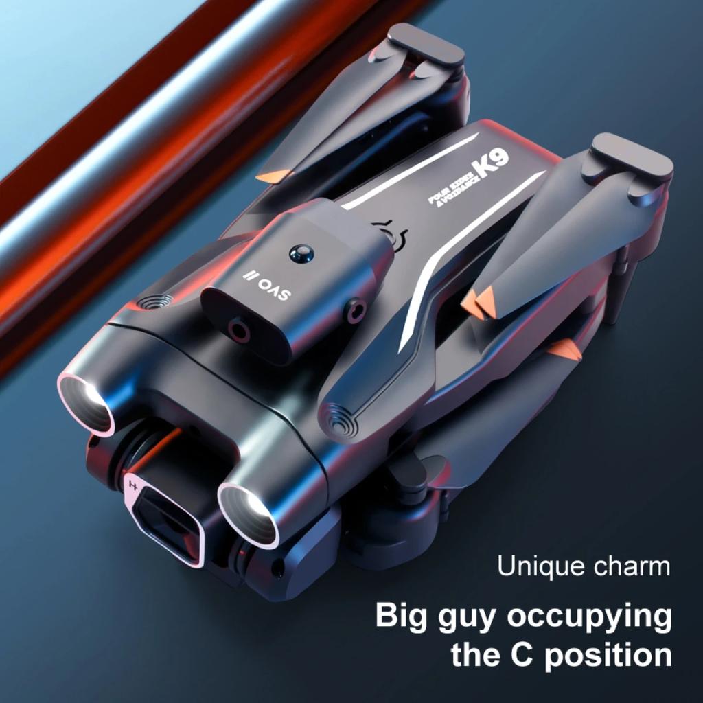 Новинка 2024 года, мини-дрон K9 PRO, профессиональная камера 4K HD, оптическая локализация потока, четырехсторонний квадрокоптер для предотвращения препятствий, игрушки, подарки