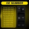 Power Window Switch For 2005-2010 Honda Odyssey Front Left 901-650 6 Buttons EKK