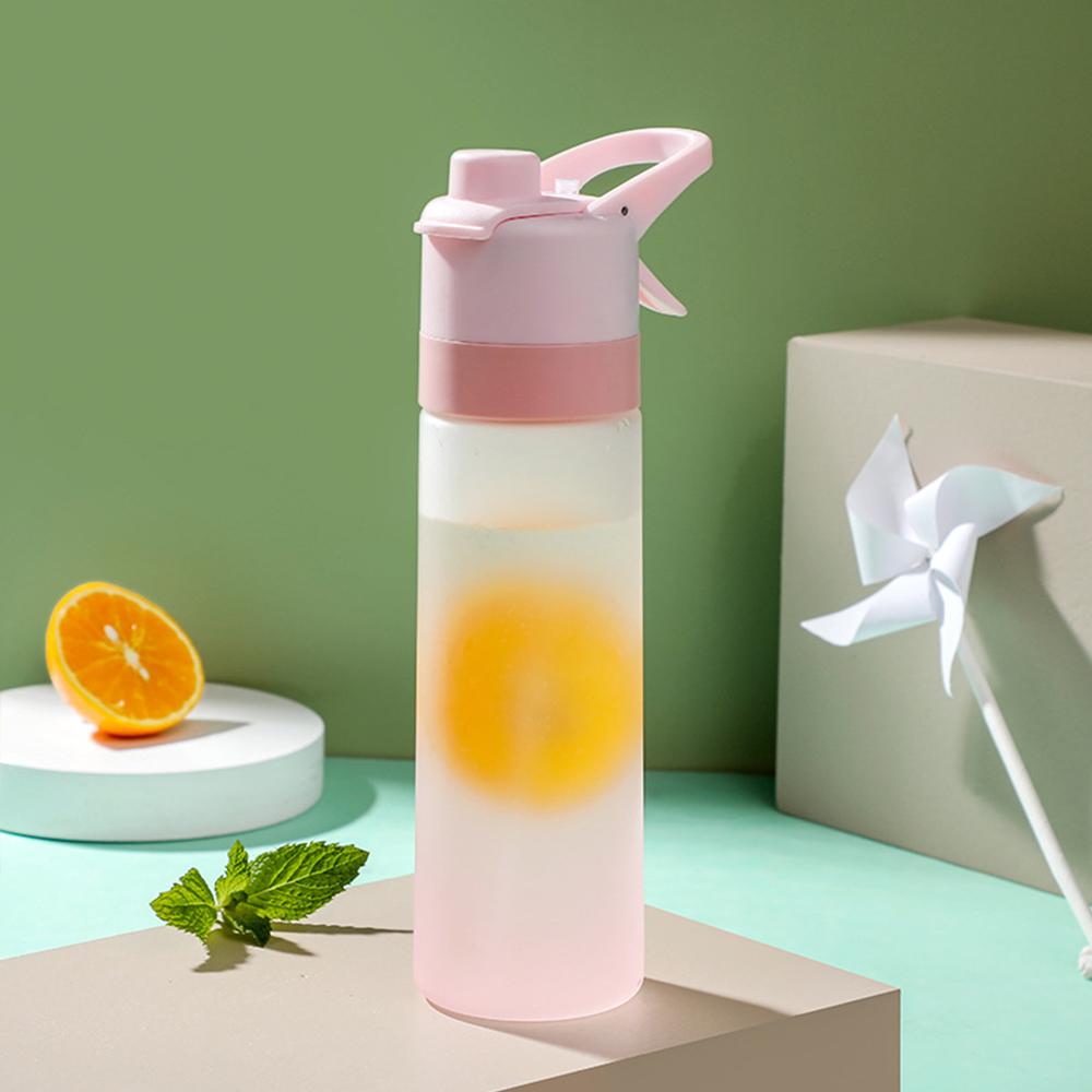 700ml Gradient Sport Water Bottle for Girls Travel Outdoor Use Fitness Water Cup Roomy Spray Bottle BPA Free Drinkware