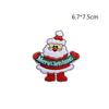 Christmas Decoration Embroidery Fabric Stickers Santa Claus Snowflake Patches Hot Melt Adhesive Stickers 18/10PCS