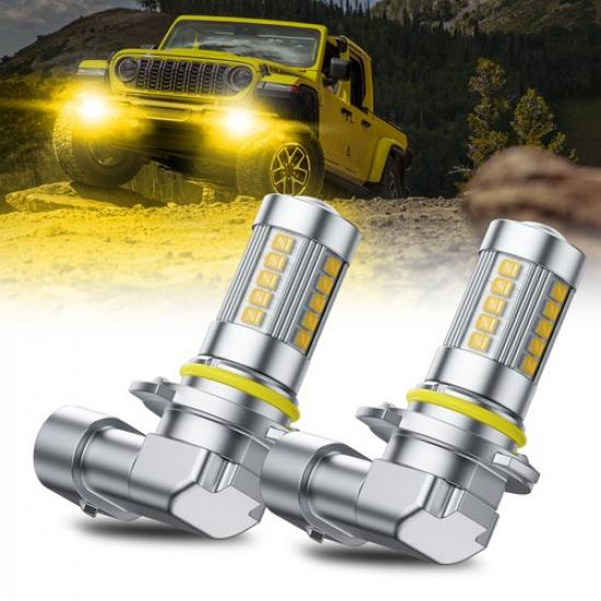 For Lexus LS460 2007 2008-2012 9006 LED Fog Driving Light Golden Yellow Bulbs EV
