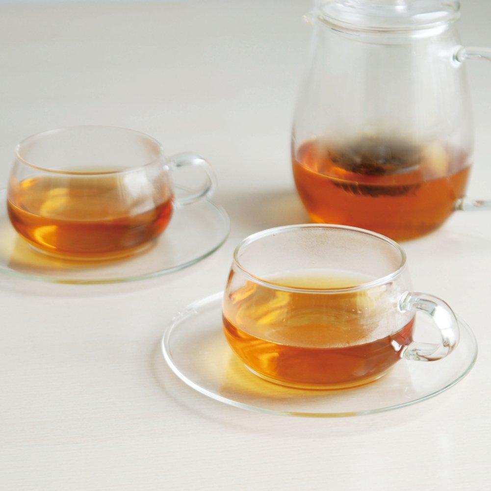 Kinto Кружка UNITEA 450 мл м Безопасное термостойкое стекло Подарок 8291 Можно мыть в посудомоечной машине/микроволновой печи