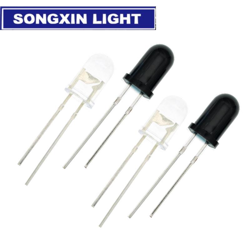 10pairs 3mm 5mm 940nm LEDs Infrared Emitter and IR Receiver Diode Diodes 301A for Arduino