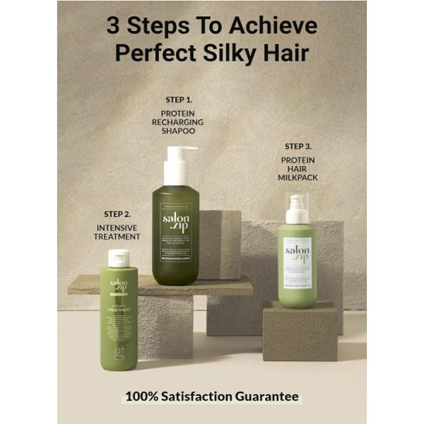 [JUNG SAEM MOOL] salon.zip Протеиновая молочная маска для волос 200 мл