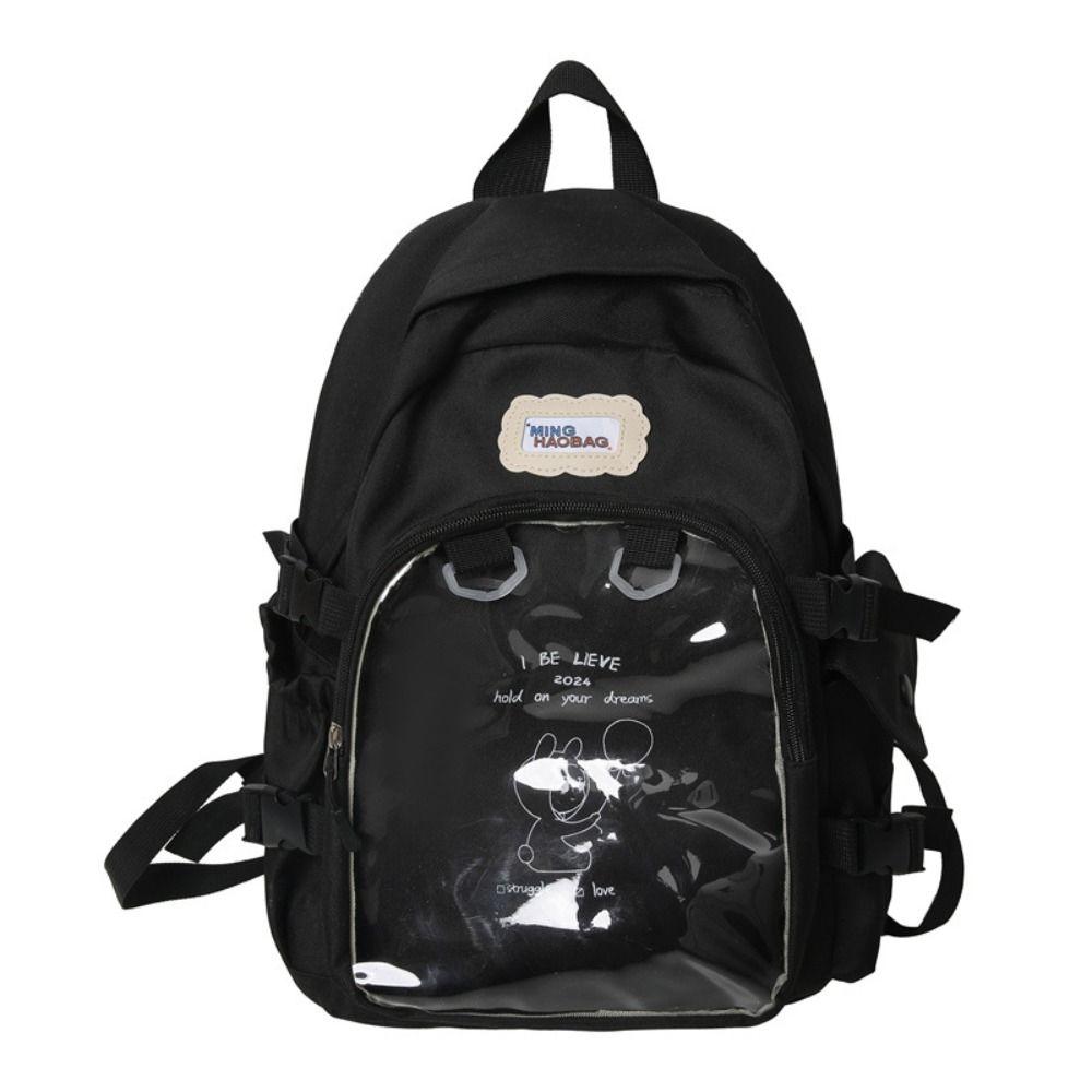 Nylon Transparent Handbags PVC Satchels Bag New Design Shoulder Bag  Teenage Girls