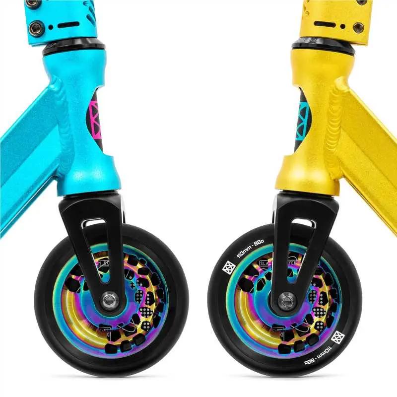 Slamm Swirl Hollow 110mm Stunt Scooter Wheels | Black White