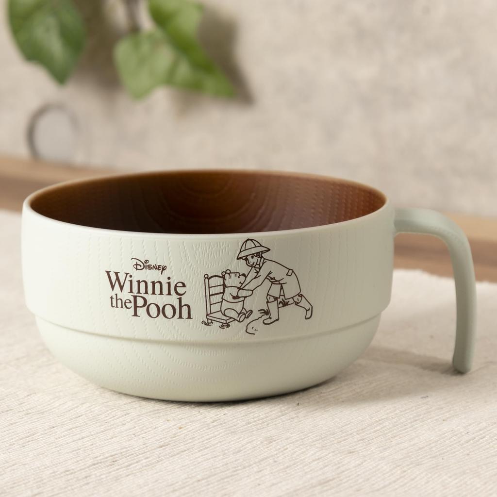 Maebata Кружка Винни-Пух компактная, для посудомоечной машины, подходит для микроволновой печи, синяя, 400 мл, Disney 52953 D-WP35