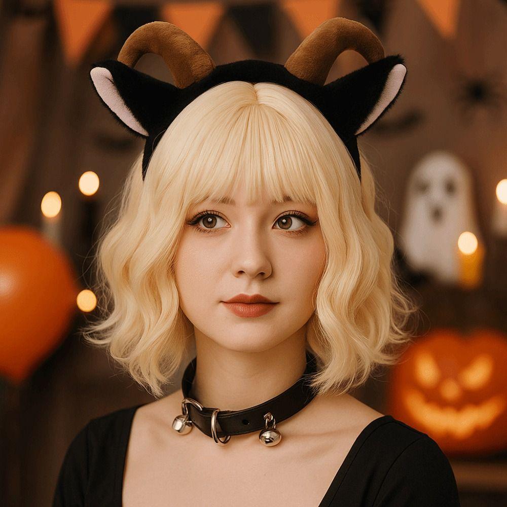 Animal Ears Animal Costumes Props Plush Plush Lamb Headbands Party Decorations