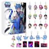 Christmas Countdown Calendar Keychain KPOP Girls! Demon Hunters Key Chains, Accessories, Charming Goods, Set of 24