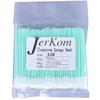 Антистатическая ватная палочка с широким и заостренным концом, с зеленой ручкой, для промышленной очистки.