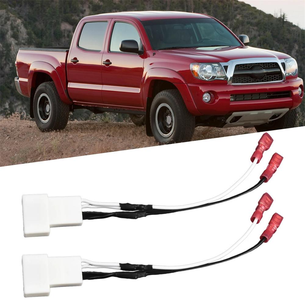 2PCS 4Pin Dash Front Speaker Wire Harness Cable Adapter For Toyota Tacoma Subaru