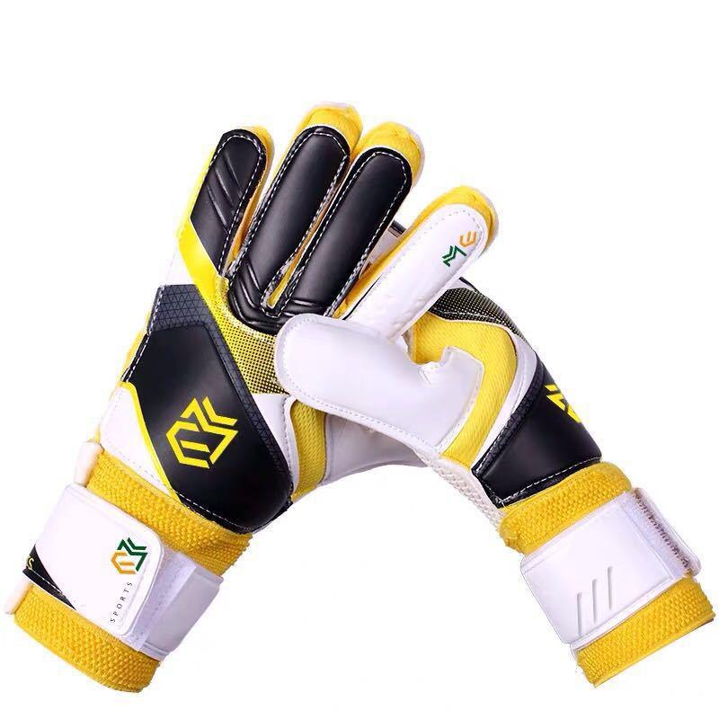 Football Goalkeeper Gloves Kids Teens Adults PU Leather Anti-Slip Thickened Training Soccer Keeper