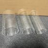 Clear round Cylinder Glass Shade Replacement for Candlestick Lamp Transparent Long Tube Glass Lampshade for Lighting Parts