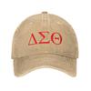 Custom Cotton Delta Sigma Theta Baseball Cap Women Unisex Adjustable Public Service Dad Hat Streetwear