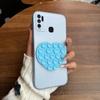 Чехол-присоска в форме сердца для телефона Vivo Y50, Y30 4G, полупрозрачный матовый, противоударный, из мягкого ТПУ