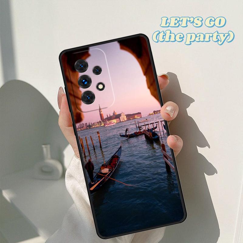 Чехол для телефона Travel italy Street Venice Для Samsung Galaxy A42 A31 A40 A51 A71 A32 A80 A91 A52 A72 A20e A21S A50 A70 A11 A12