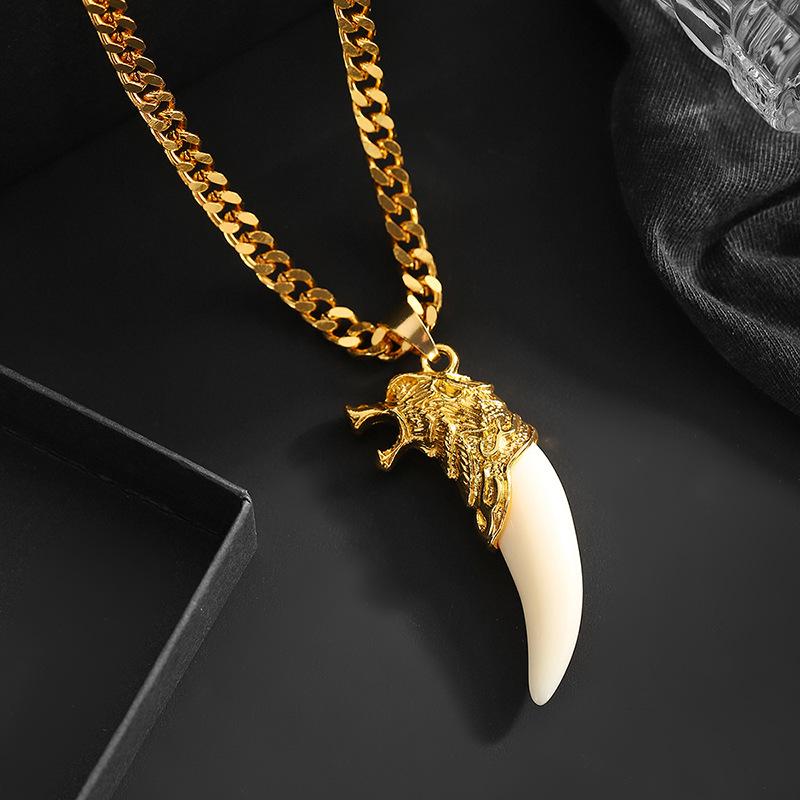 Популярное подвесное ожерелье из цинкового сплава для мужской моды, ночного клуба, модное, хип-хоп, королевская буква