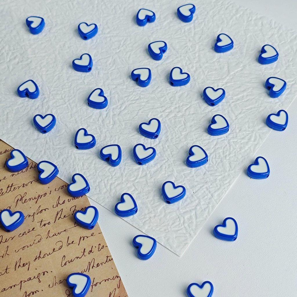 Маленькие акриловые бусины в форме облака и сердца для DIY-украшений и подвесок