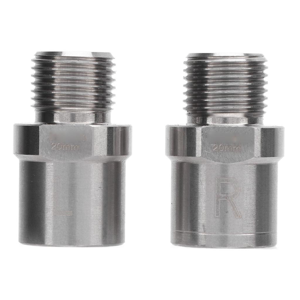 Удлинитель педали велосипеда из нержавеющей стали, удлиняет на 20 мм, проставка для удлинения педали велосипеда для горного, шоссейного