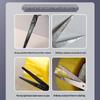 Утренние ножницы MG Black Blade: Стильная, Острая, Антипригарная, Износостойкая Нержавеющая Сталь для Дома, Офиса и Детского Вырезания Бумаги