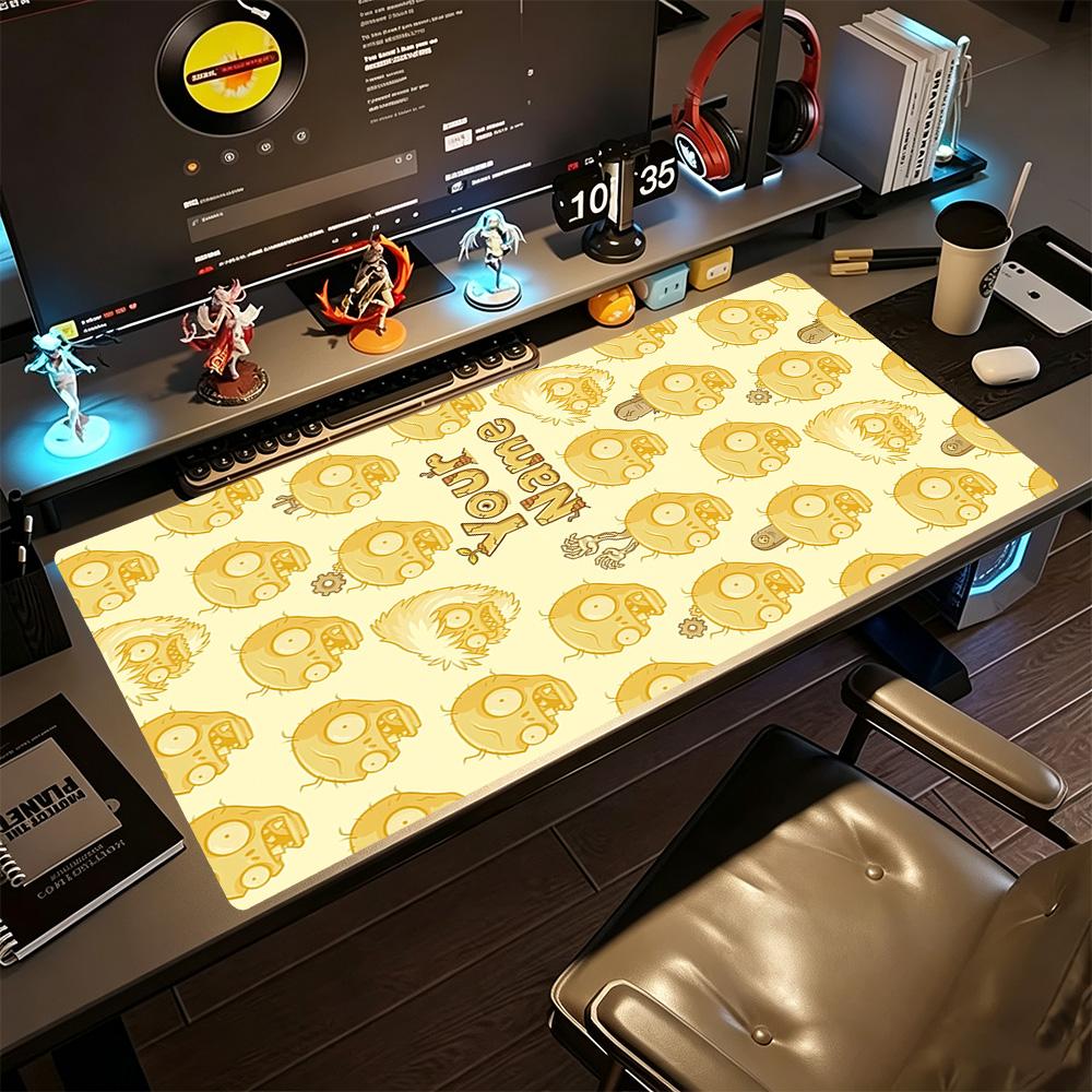Plants Vs. Zombies Personalized Name Mouse Pad Keyboard Mat Ultra-Long Desk Mat Non-Slip Rubber Base Office Desk Accessory