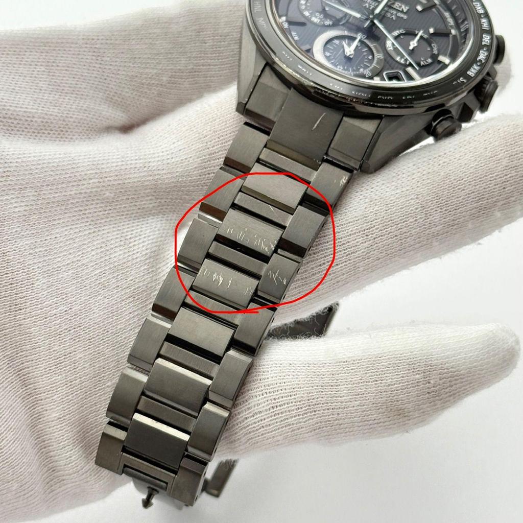 Б/у Мужские радиоуправляемые солнечные часы Citizen Atessa F950-0029S01 497