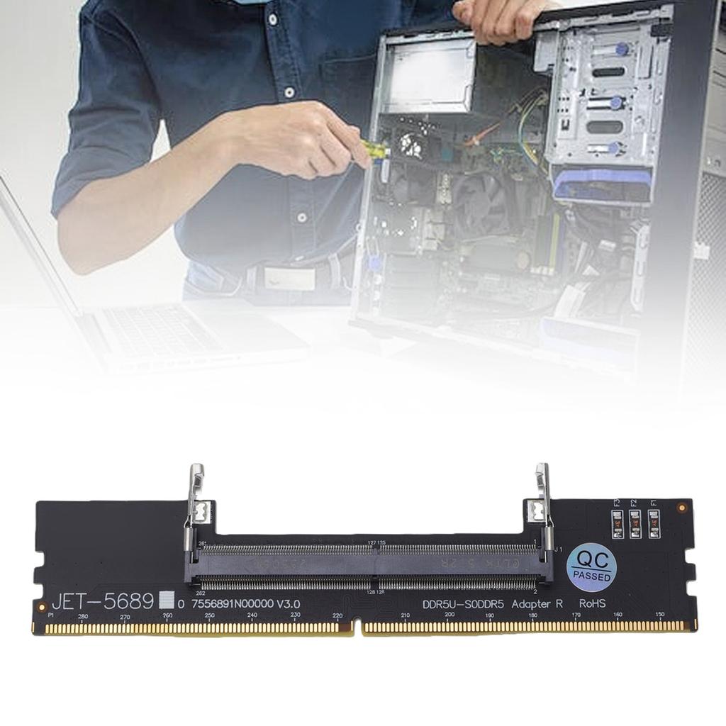 Адаптер-карта DDR5 U-DIMM на SO DDR5 RVS Конвертер памяти для ноутбука в настольный компьютер для ремонта и обслуживания компьютера