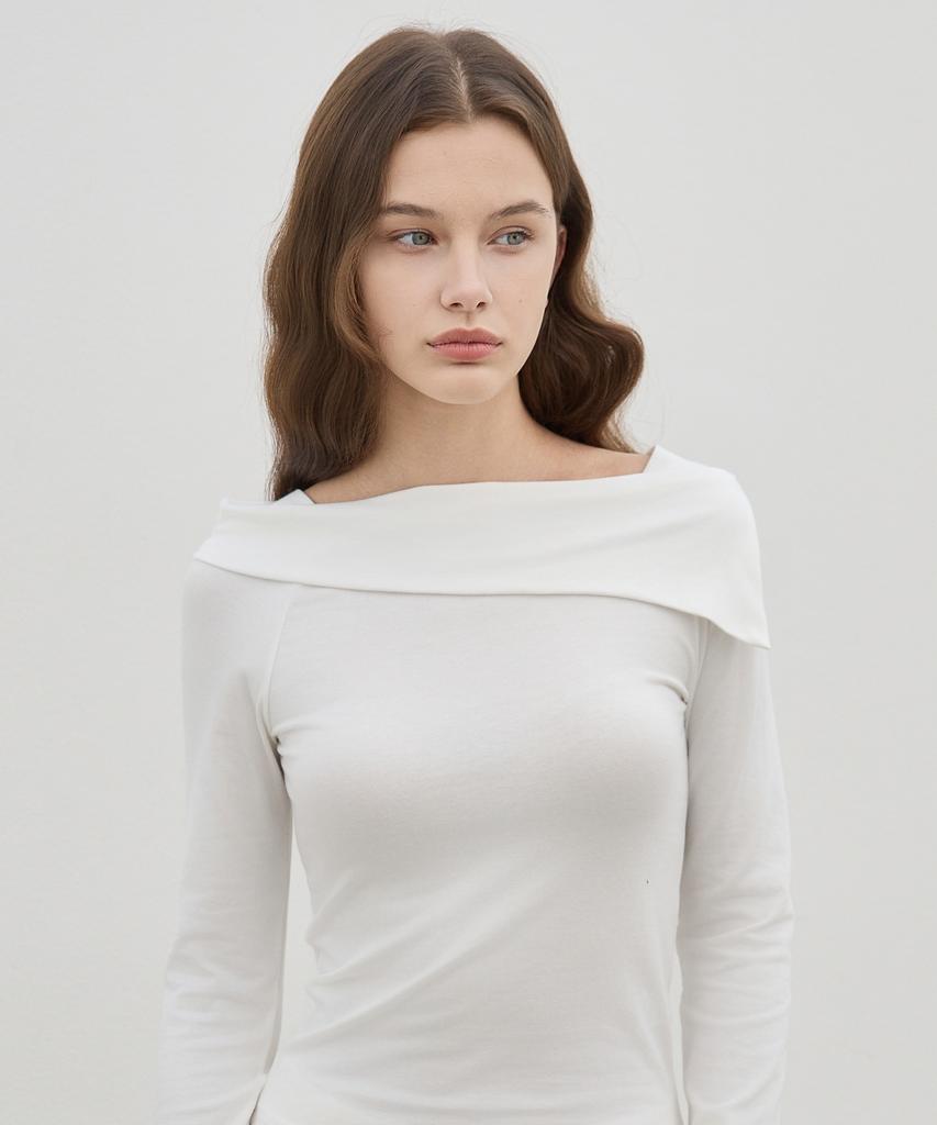ELLIOTI Off Shoulder Ls Ts_2Color