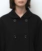 MUSINSA STANDARD WOMAN [Ohesio Collaboration] Cashmere Blend Double Half Coat [Black]