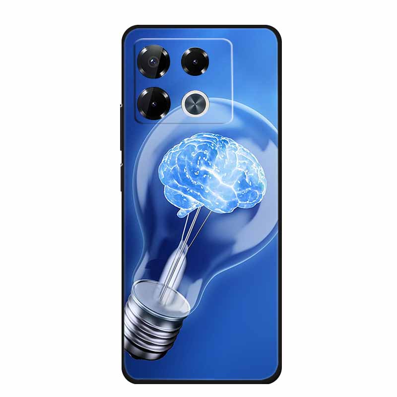 Чехол для Infinix Note 40 Pro Чехол Note40 Pro Plus Черный Силиконовый Мягкий Чехол Задняя Крышка Чехол для Infinix Note 40 Pro Plus