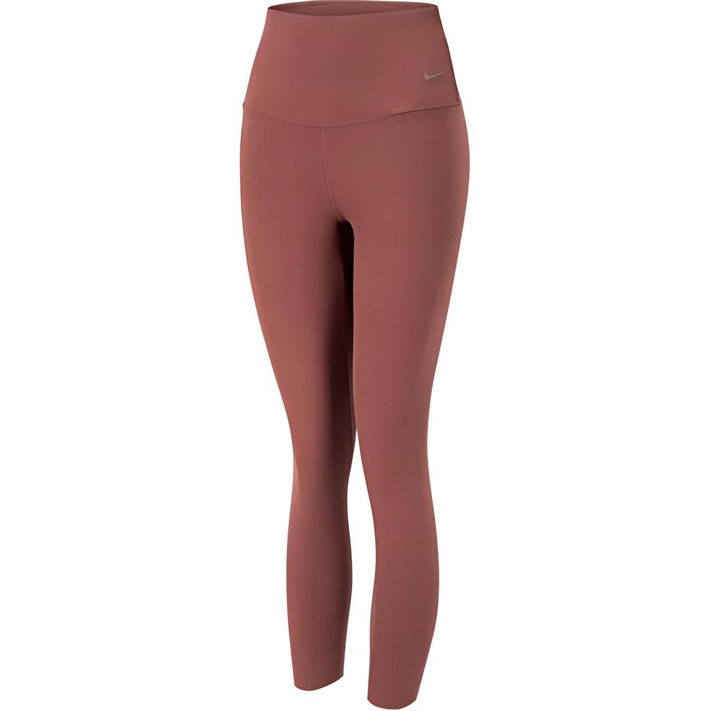 Nike Zenvy AS W NK DF HR Удобные Мягкие Нежные к Коже Спортивные Длинные Брюки Женские Низ Коричневый DQ6016-218