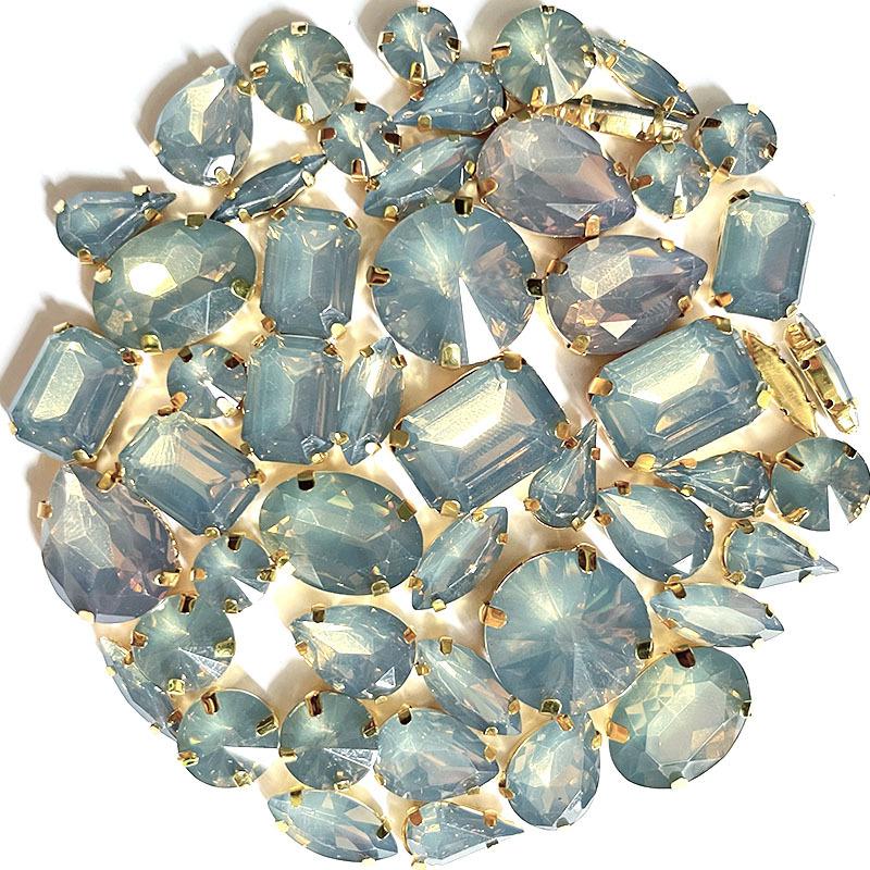 Дерево Липопротеин Мокко Ручная швейная дрель Смешанная форма Сверло-коготь с отверстиями DIY Аксессуары для одежды Ювелирные изделия Аксессуары Стразы Пришиваем бусины