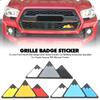 Front Hood Grille Badge Decal Sticker Emblem Car Refitting Accessories Specialize For Toyota Tacoma TRD 4Runner Tundra