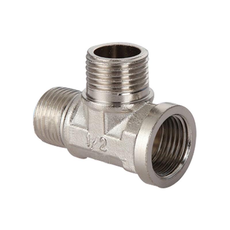 Na Shi De LSL1407 Brass Universal Threaded Tee Connector