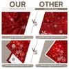 Winter Christmas Snowflake Polyester Photography Background Family New Year's Eve Party Banner Decoration