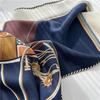 Роскошный шелковый шерстяной шарф Mulberry, треугольный шарф, офисный женский шарф-повязка для волос, женский шарф-шаль
