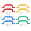 1 Pair Playground Handles Professional Versatile Slip Resistance Sturdy Large Safety Hand Grips for 